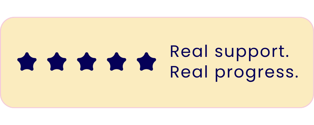 Five stars. Real support. Real progress.